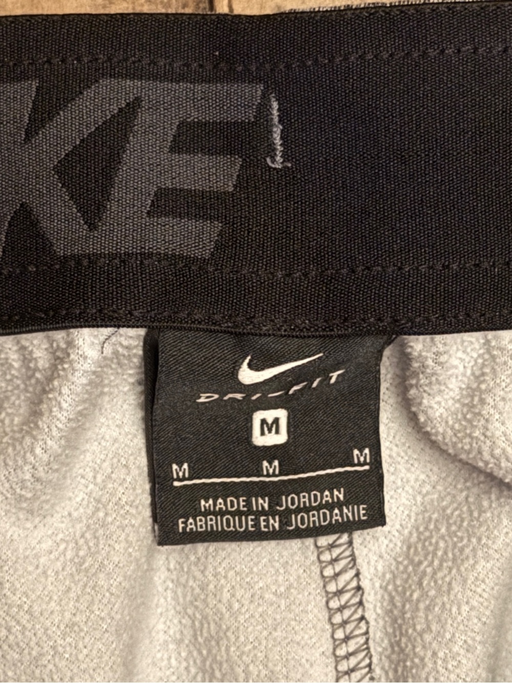 Nike Dri-FIT Gray Heather Fleece Sweatpants Men’s Medium Athletic Joggers - Picture 7 of 9
